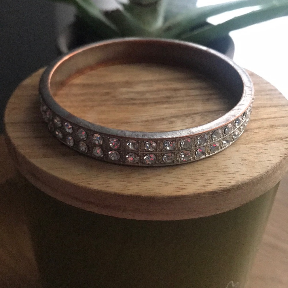 Jewelry | Silver crystal Bangle